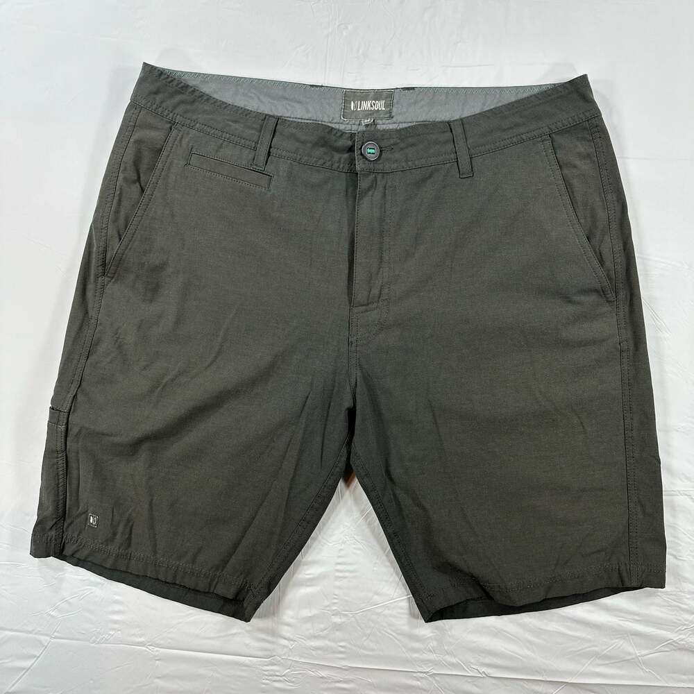 Linksoul Boardwalker LS6511 Men's Dark Gray Performance Golf Shorts Size 36